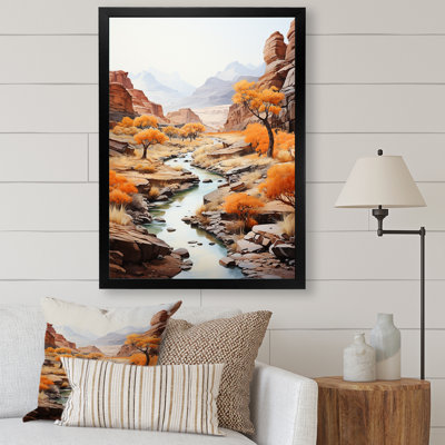 «Meandering River Endless Journey IV», reproduction d'art sur toile