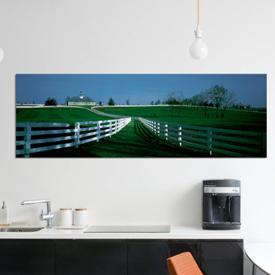 " Outdoor Fields Of A Horse Farm, Lexington, Kentucky, USA " Color Photography Print