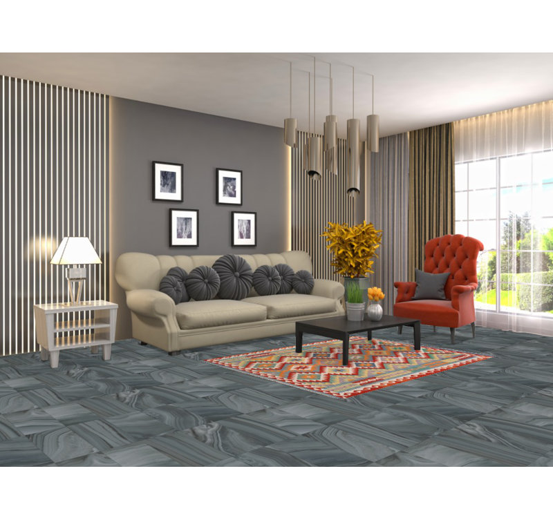 Multolor Kilim Reversible Wool Rug 4x6