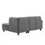 Canapé modulaire 2 pièces rembourré