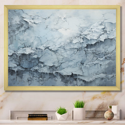 Carte du monde glaciaire sur toile