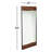 Larai Wood/Metal Rectangle Floor Mirror