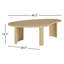 Boomerang Solid Wood Coffee Table-160259919