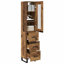  Highboard Old Wood 69.5 X 34 X 180 Cm Engineered Wood-1810780526