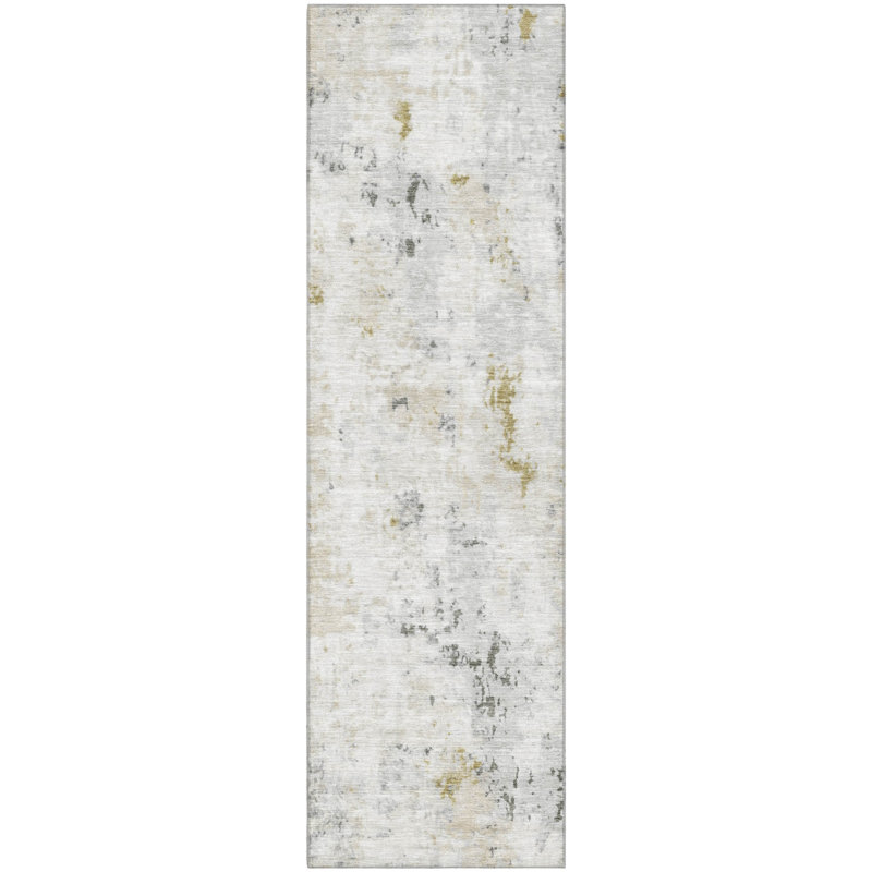 Premium Machine Washable Lubbers AMF1753 Modern Rug, Runner 2'3" x 7'6"