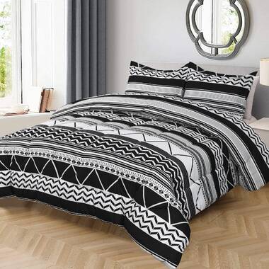 EnvioHome Microfiber Reversible 5 Piece Comforter Set, Momentous