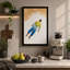 Floating in Blue and Yellow Modern - Wrapped Canvas-2016769012-2016769018