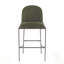 Tabouret de bar d'intérieur rembourré en métal, ensemble de 2, sièges durables et élégants-2085347769