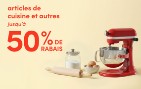 articles de cuisine et autres en solde