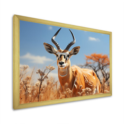 Bekka Antelope Graceful Wanderer, reproduction d'art sur toile