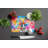 Hippie Animal Rabbit Glass Cutting Board