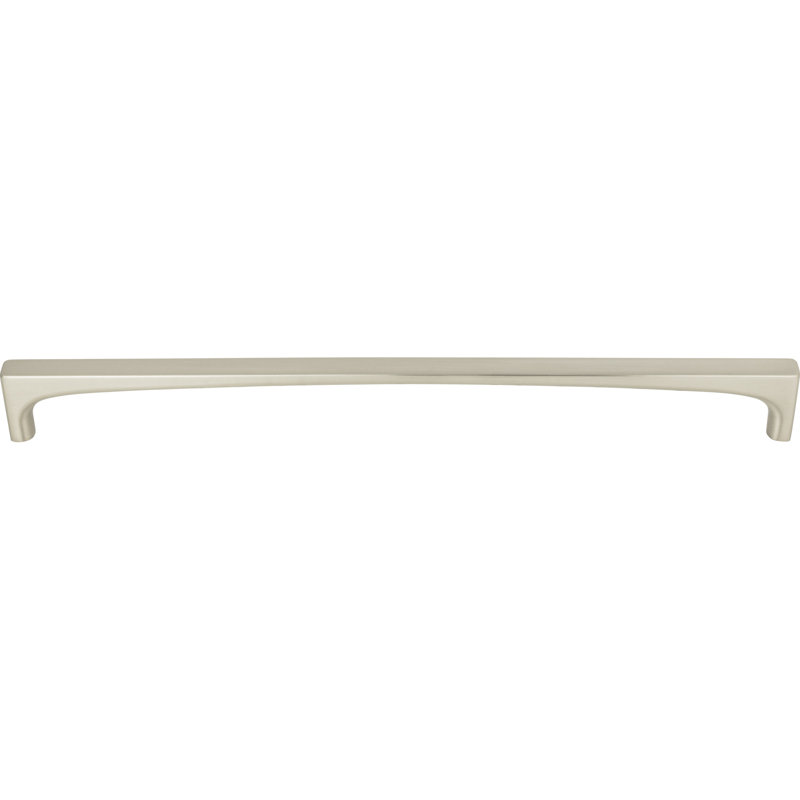 Brushed Nickel 12" Modern Bar Handle with Mounting Hardware