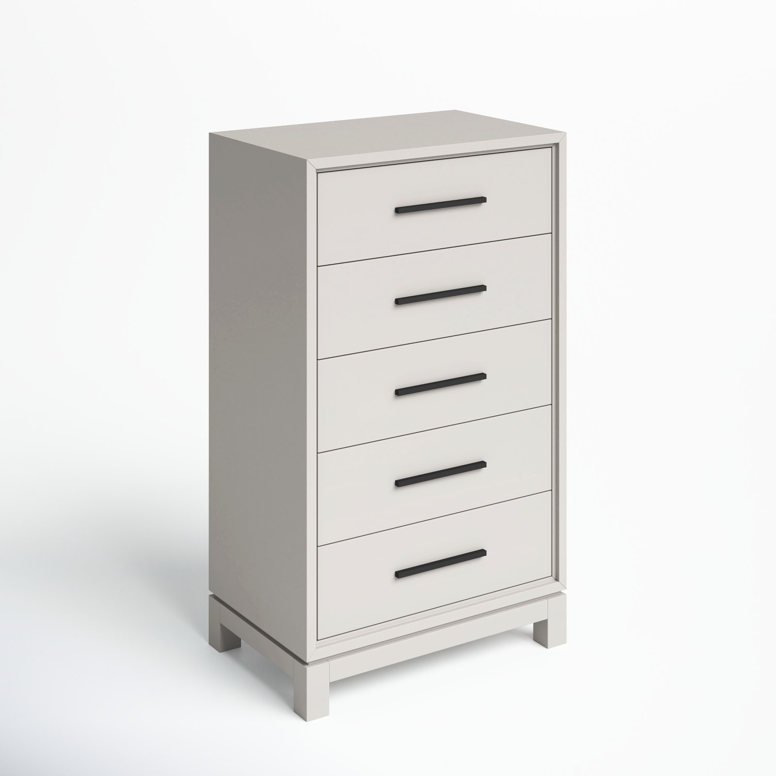 Wrightia 5 - Drawer Dresser, Chalk White