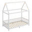 House Bed With Guardrail And LED