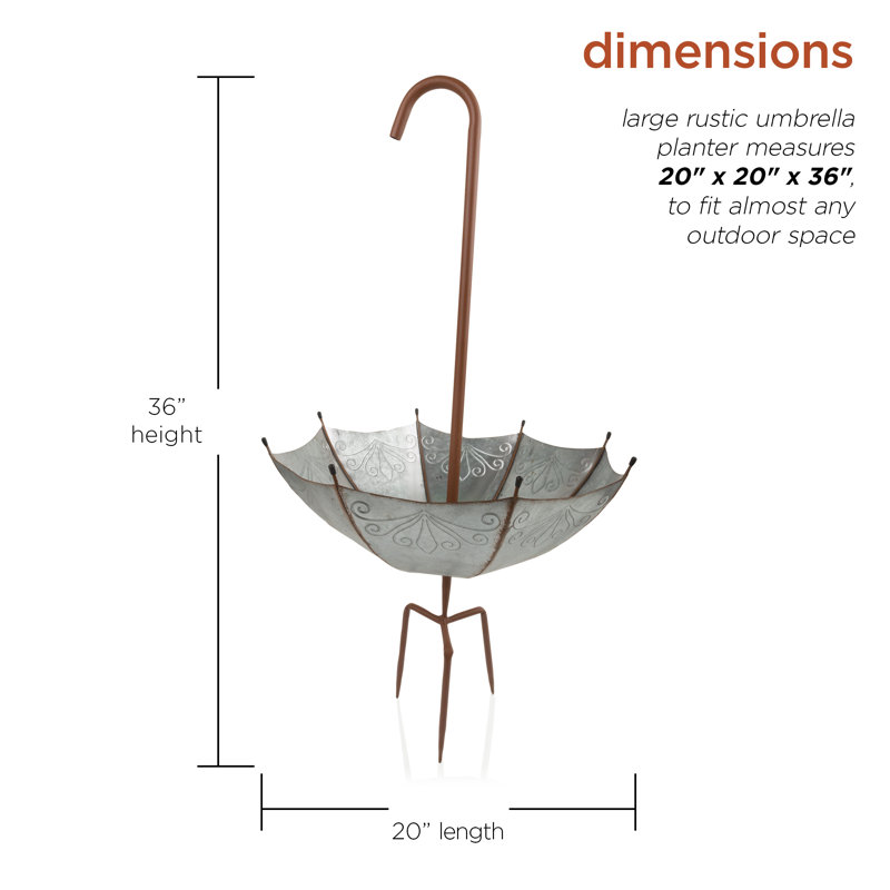 Skoog Metal Statue Planter