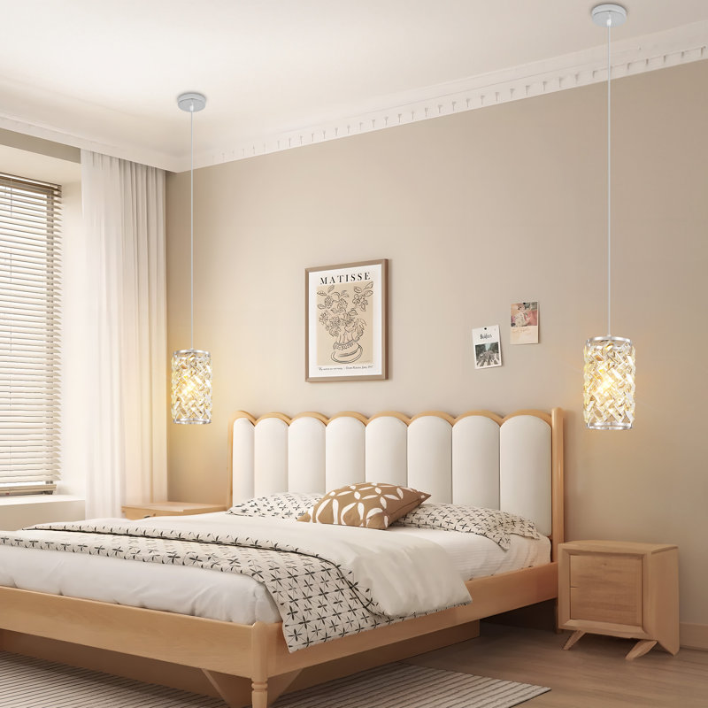 Luminaire suspendu de luxe en métal Nesrine, Chrome