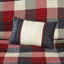Housse de couette 6 pièces à chevrons aux couleurs chaudes pour très grand / très grand lit-118022799-118022802
