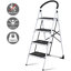 4 - Step Steel Lightweight Folding Step Ladder