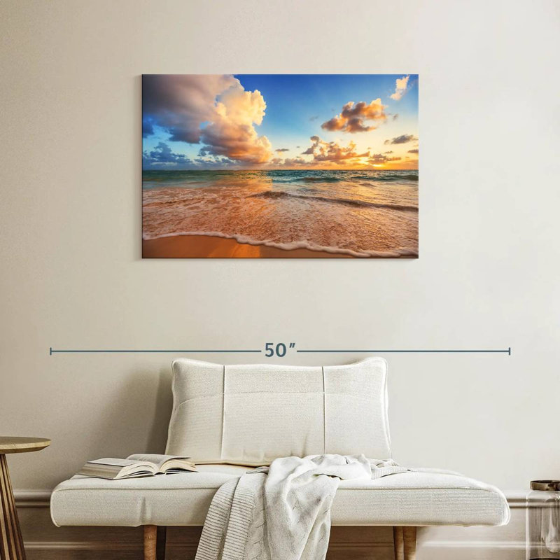 Gillard Relaxing Ocean Wave, 24" H x 36" W