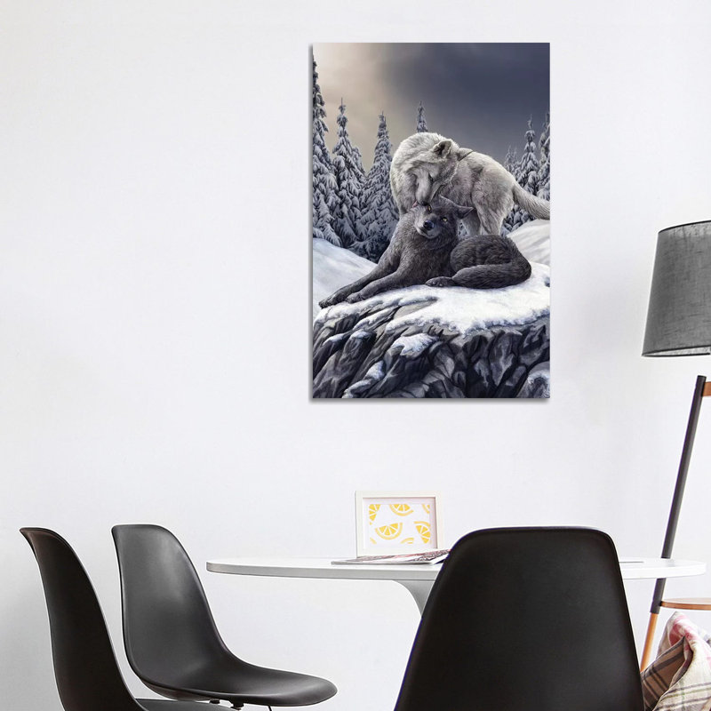 Snow Kisses 1 Piece Wrapped Canvas Wall Art, 101.6 cm H x 66.04 cm W x 1.91 cm D
