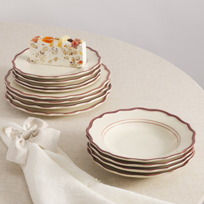 Darlene 12 Piece Set with Pasta Bowl