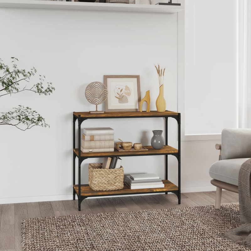 Casebier 70.5cm H Standard Bookcase, Smoked Oak, 80 x 33 x 70.5 cm