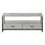 Meuble télé 48 po avec cadre en métal noir, l 46,96 po x P 15,09 po x H 19,47 po-922239901