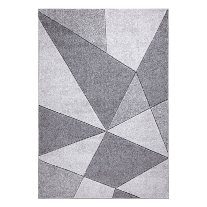 Geometric Large Area Rug for Living Room, Bedroom Carpet, Hallway Runner & Kitchen Floor Mat, Rectangle 60 x 110cm