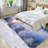 Clear Snow Trees Mountains Sunset Beautiful Winter Landscape Forest Creative Machine Washable Indoor Area Rug-152711078