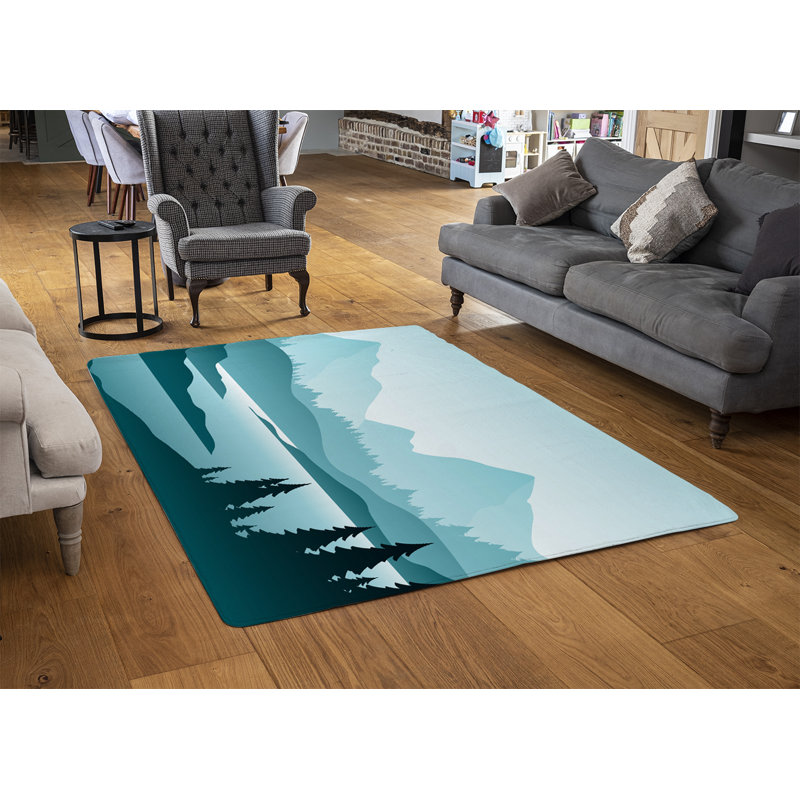 Jabryson Shag Area Rug, Rectangle 60 x 110cm