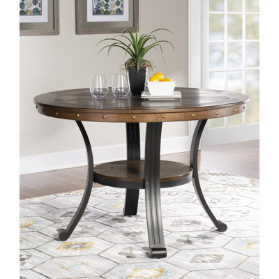 Luker 45" Round Wood Dining Table
