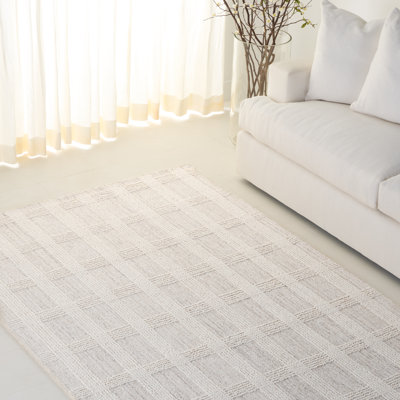 Larl 6931 touffeté à la main 85% laine; Tapis géométrique 15% coton