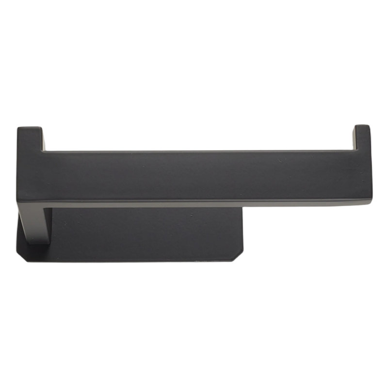 4pcs Self-Adhesive Stainless Steel Bathroom Hardware Set, Black