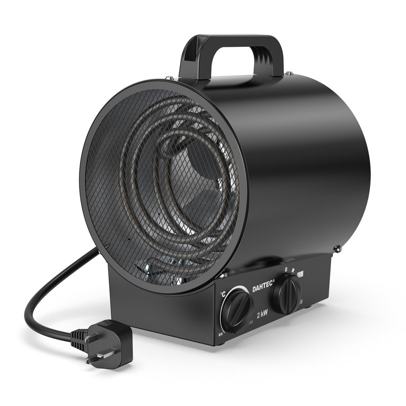DAHTEC Space Heater, Black