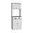 Tampa Kitchen Pantry With Drawer And 2 Cabinets-2031377908