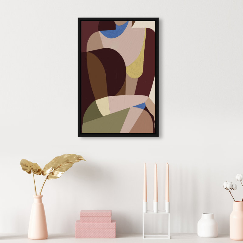 Studio Of Shapes II Print by Oliver Gal, 16" H x 11" W, Black Floater Frame