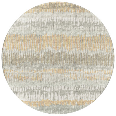 Chenille Abstract Indoor/Outdoor Rug