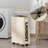 Rolling Laundry Hamper with Handles-840086097
