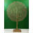 51" Large Brass Tree Candle Holder - Handmade 17-Candle Tree of Life Sculpture for Living Room Tabletop Decor