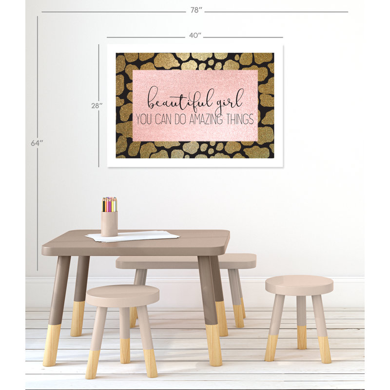 Impression sur papier Amazing Things, H 28 po x l 40 po x P 1 po, Papier