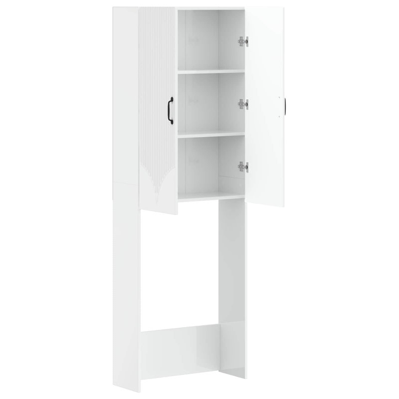 Over the Toilet Storage, High Gloss White