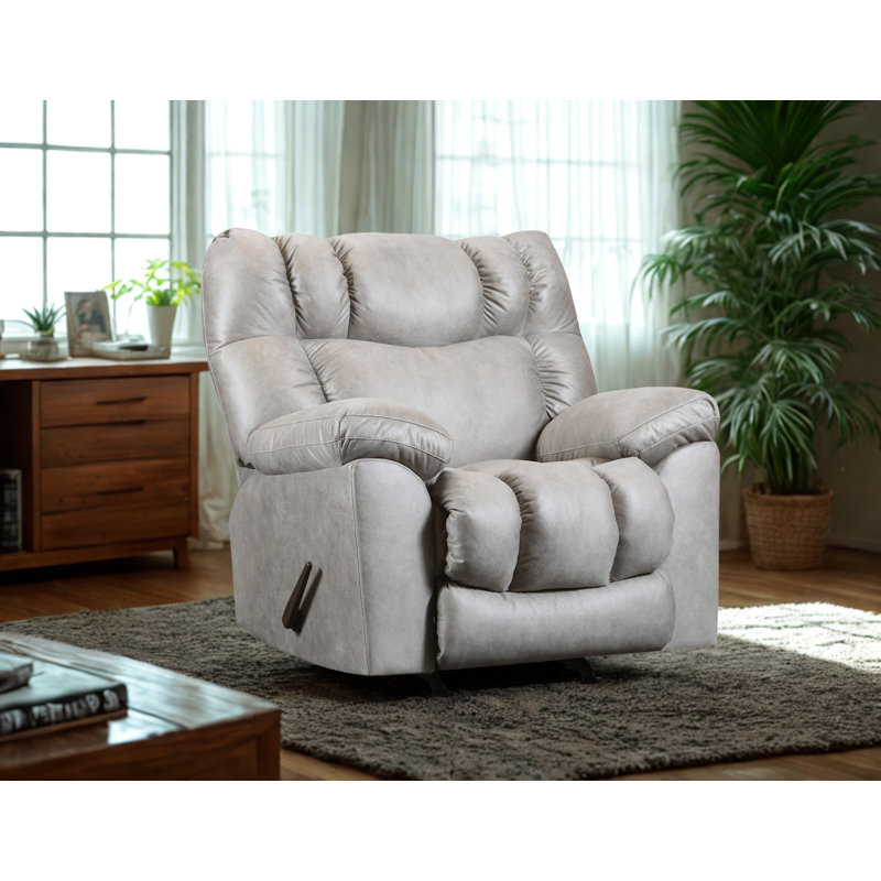 Clay Rocker Recliner, Light Gray