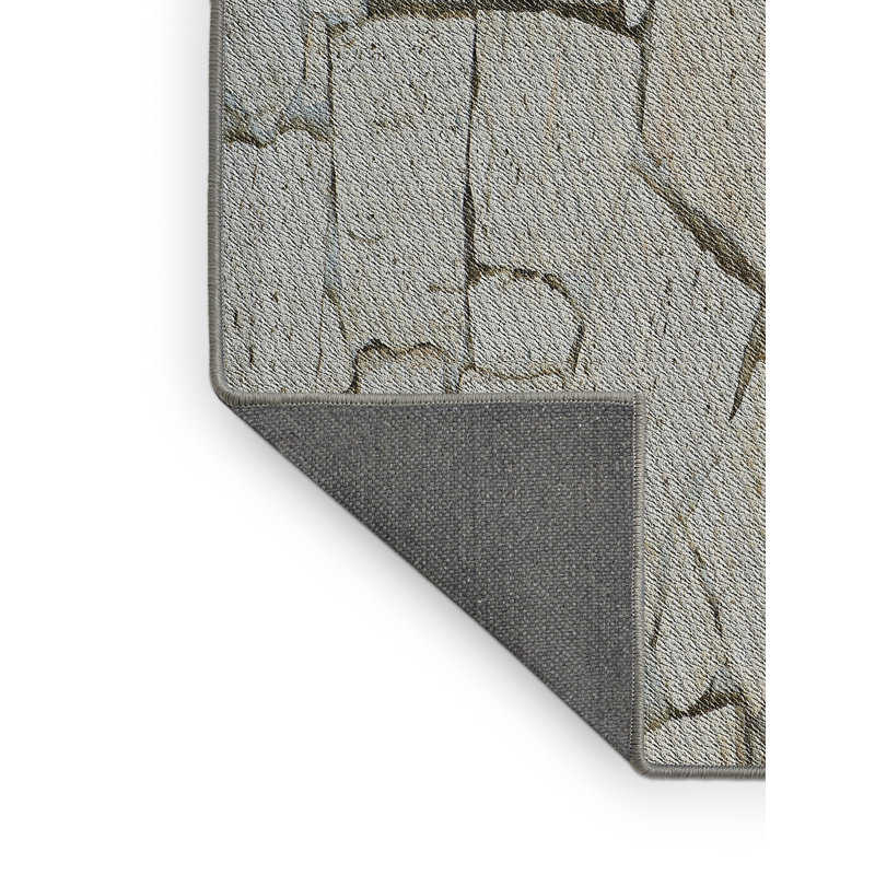 Tapis zone grise à motifs Audino, Rectangle 5 pi x 7 pi