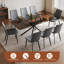 Ensemble de table de salle à manger extensible avec chaises sans accoudoirs, ensemble de salle à manger moderne pour petits espaces, cuisine et appartement-78143165