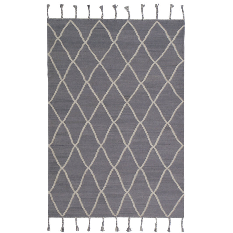 Trumbull Geometric Hand Woven Area Rug, Rectangle 152 x 226cm