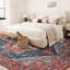 Tapis à motif floral lavable Fillender-105705423