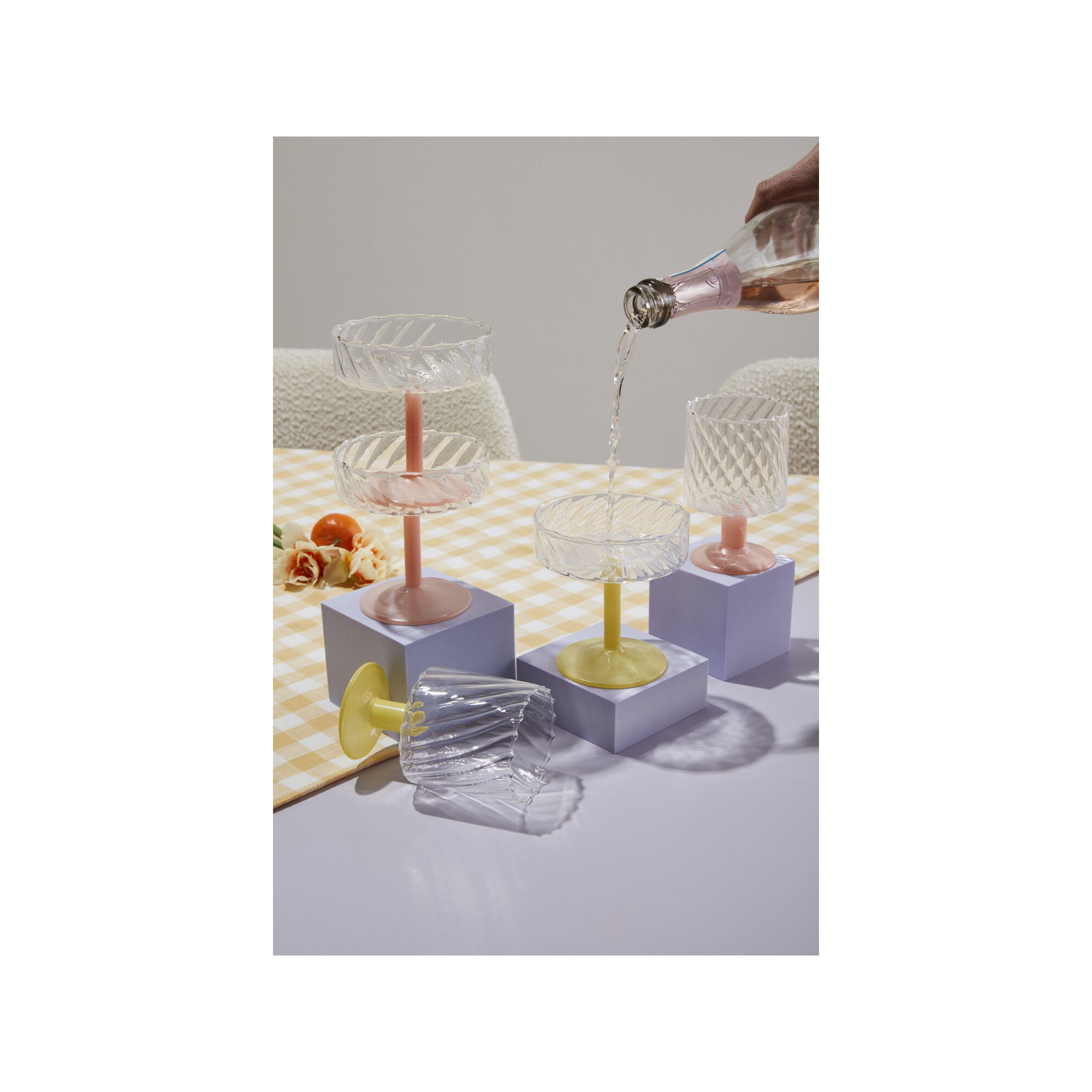 Tiburon Drinkware 3"x 5", Amber