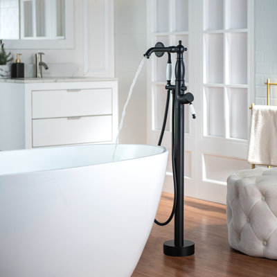Single Handle Floor Mounted Tub Faucet