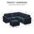 Aubade L-Shaped Modular Storage Sofa Set-685544384