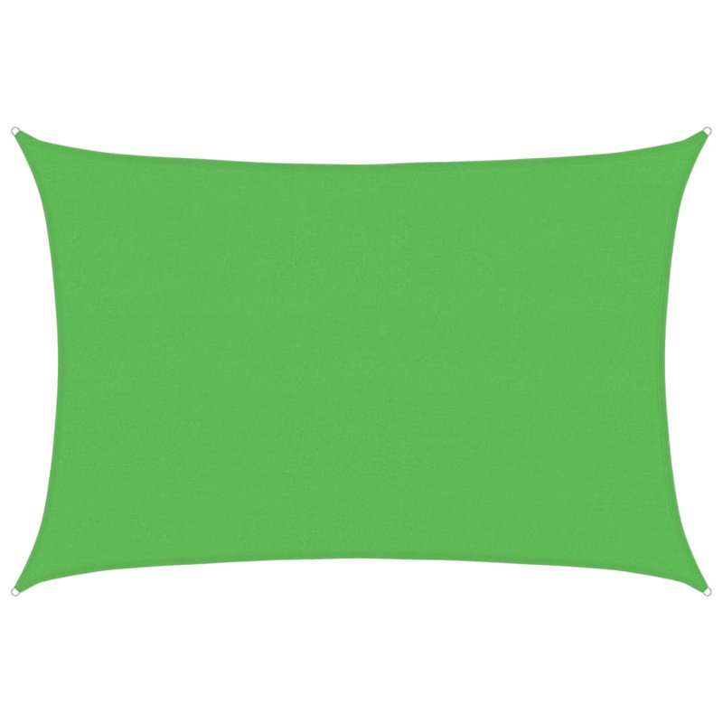 Finnmark 4m x 6m Rectangular Shade Sail, Light Green
